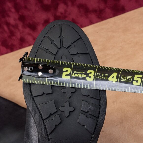 Sam Edelman Women Pansy Equestrian Riding Wide Calf Black Leather Boots sz 8 - Picture 6 of 10